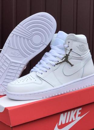 Кроссовки nike air jordan 1 retro white — купить в Украине | SHAFA