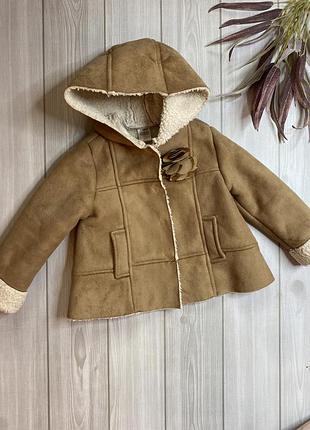 Стильная дубленка весенняя для девочки