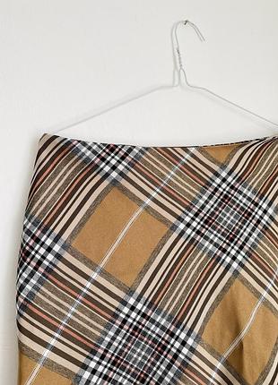 Юбка мини в клетку primark 3