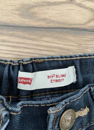 Детские джинсовые шорты levis на 5-6 лет3 фото