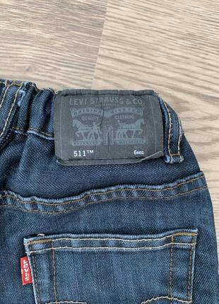 Детские джинсовые шорты levis на 5-6 лет5 фото