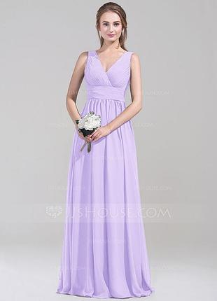 Длинное вечернее платье veromia bridesmaid