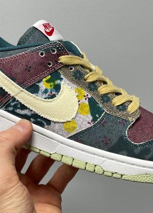 Кроссовки nike dunk low sp ‘community garden’ кроссовки10 фото