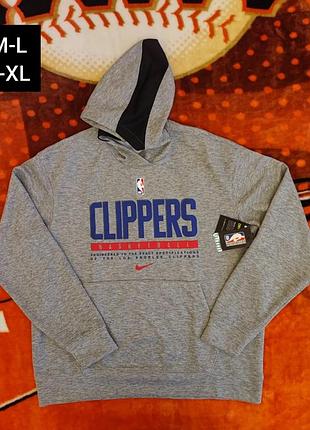 💯🏀 оригінал. худі nike dri fit x nba los angeles clippers.