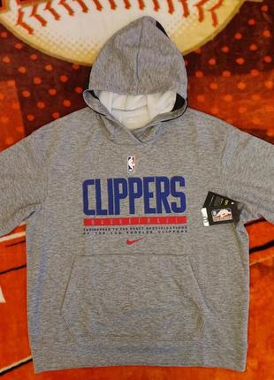 💯🏀 оригинал. худи nike dri fit x nba los angeles clippers.2 фото