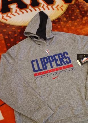 💯🏀 оригинал. худи nike dri fit x nba los angeles clippers.4 фото