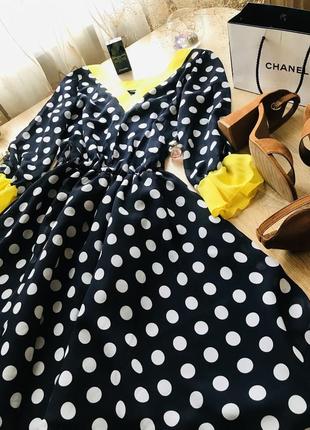 Платье в горошек