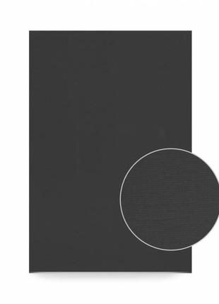 Полотно на картоні двп 18х24 см, чорне, бавовна, ґрунтована акрилом rosa studio1 фото