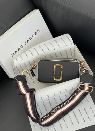 Сумка marc jacobs small camera bag line gold