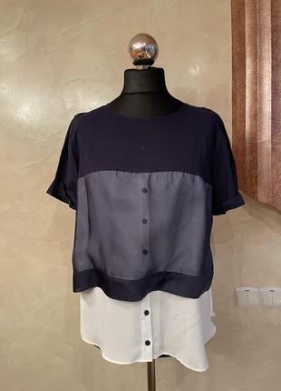 Турецкая блуза с имитацией рубашки