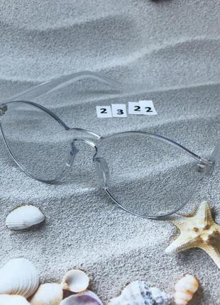 Имиджевые очки без оправы прозрачные3 фото