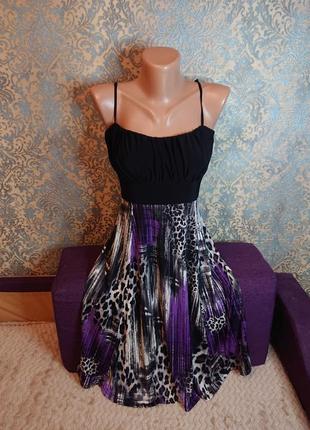 Женское красивое платье на тонких бретельках размер 44 /46 сарафан5 фото