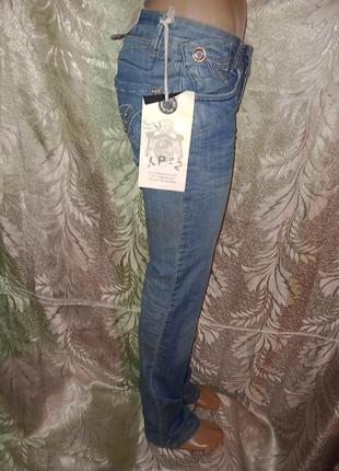 Новые женские джинсы 👖 светло/голубой фирменные прикольные1 фото