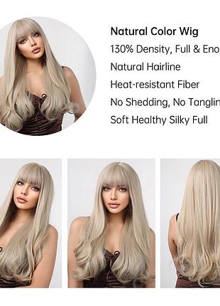 Парик💕парик холодный пепельный блонд