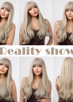 Парик💕парик холодный пепельный блонд
