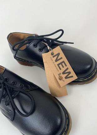 Круті класичні чорні туфлі від dr martens2 фото