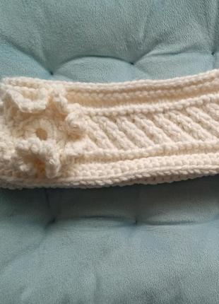 Пов'язка для дівчинки підлітка з елітної турецької пряжи