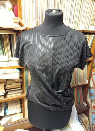 Вечерняя блуза в пайетки бренд orsay4 фото