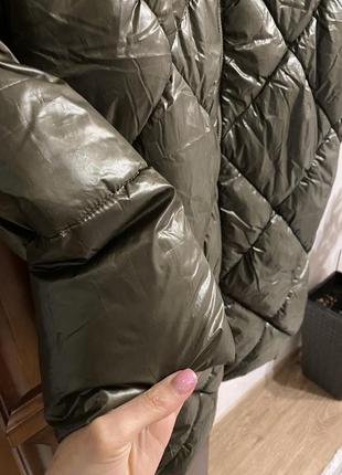 Куртка весняна sinsay кольору хакі розмір с м  актуальный фасон2 фото