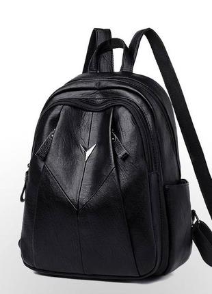 Рюкзак жіночий чорний (р-123)2 фото