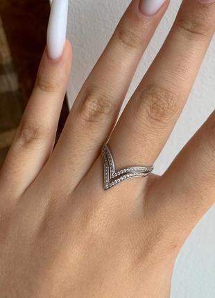 Стильное серебряное кольцо cava cool