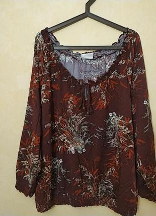 Балтал большой размер шикарная легкая стильная блуза блузка блузочка кофта