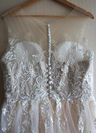 Свадебное платье + накидка5 фото