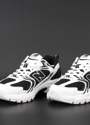 Кроссовки new balance 530 black white (кроссовки нью баланс 530 черно-белые женские и мужские (41-45)423 фото