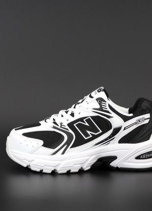 Кроссовки new balance 530 black white (кроссовки нью баланс 530 черно-белые женские и мужские (41-45)422 фото