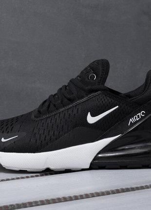 Кроссовки nike air max 270 black white (найк аир макс черно-белые) мужские и женские размеры: (36-45)452 фото