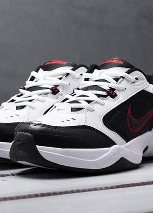 Кроссовки nike air monarch 4 черно-белые (найк монарх)413 фото