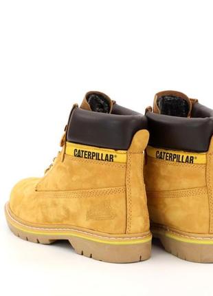 Зимові черевики caterpillar winter boots classic yellow (знімні жовті черевики на хутрі)38,42,43,4 фото