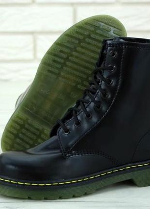 Ботинки доктор мартинс черного цвета (черные ботинки dr. martens 1460 женские и мужские размеры 36,37.2 фото