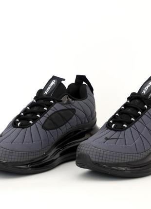 Чоловічі кросівки nike air max 720 818 dark grey (найк аir макс 720 темно-сірі)454 фото