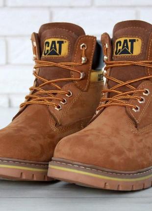 Зимові черевики з хутром caterpillar winter boots classic yellow (41-44)7 фото