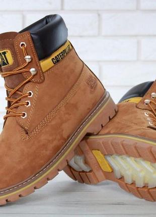 Зимние ботинки с мехом caterpillar winter boots classic yellow (41-44)433 фото