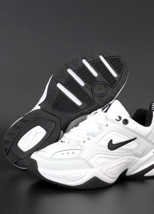 Кросівки nike m2k tekno black white (кросовки найк м2к текно білі чоловічі та жіночі розміри 36-45)1 фото