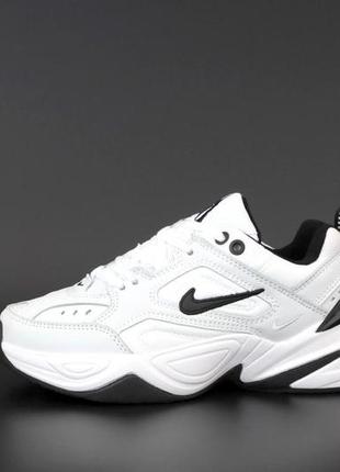 Кросівки nike m2k tekno black white (кросовки найк м2к текно білі чоловічі та жіночі розміри 36-45)2 фото