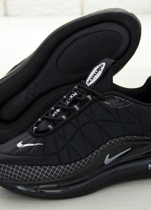Чоловічі кросівки nike air max 720 818 black (кроскування найк аїр макс 720 818 у чорному кольорі)41-456 фото