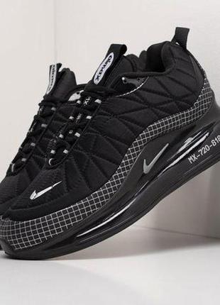 Чоловічі кросівки nike air max 720 818 black (кроскування найк аїр макс 720 818 у чорному кольорі)41-45