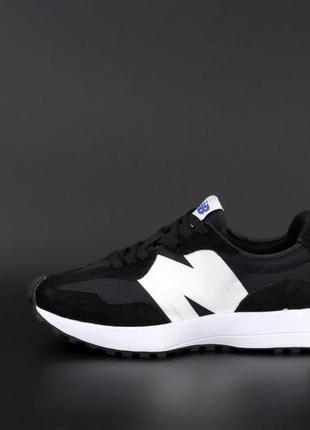 Кроссовки new balance 327 black (new balance 327 черно-белого цвета)(36-45)