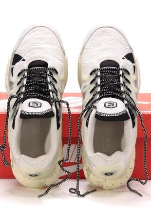 Модні кросівки чоловічі білі с бежевим nike air max tn terrascape plus (36-45)2 фото