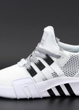 Кроссовки adidas eqt bask adv (adidas equipment,цвет бело-черные )(37,41-45)3 фото