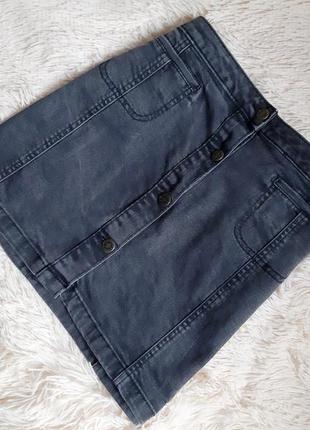 Классная качественная джинсовая юбка от m&amp;s1 фото