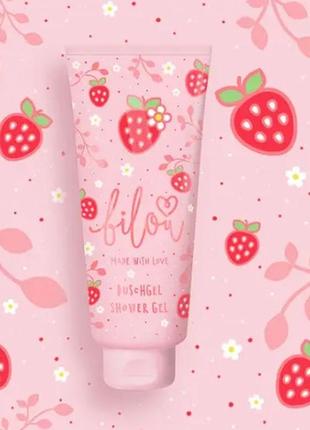 Гель для душа bilou 200 мл sweet strawberry , клубника ,оригинал