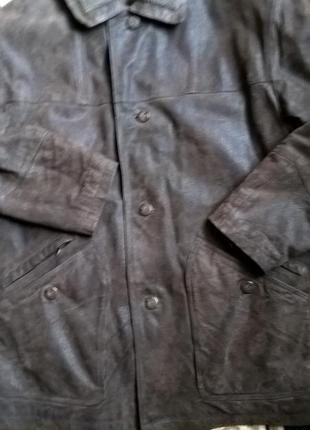 Куртка, кожаная большого размера
