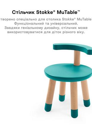 Стілець stokke mutable (tiffany)5 фото