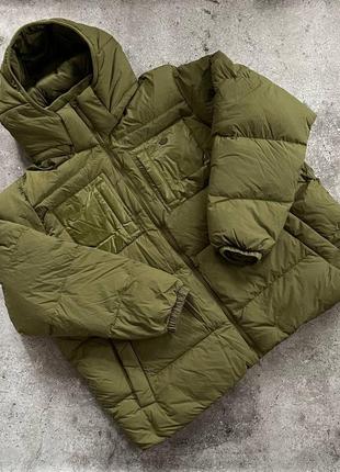 Пуховик adidas down regen h13563 зеленый regular fit