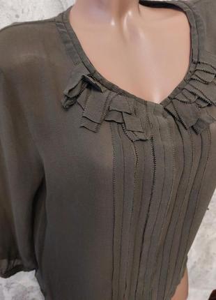 Женская шелковая блуза2 фото