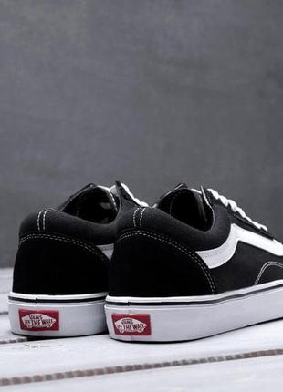 Кеди vans old school black white (кеди ванс олд скул чорно-білі) чоловічі та жіночі розміри 36-45.4 фото